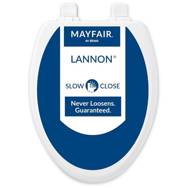 Mayfair Lannon Slow Close Non Slip Heavy Duty Wood Toilet Seat