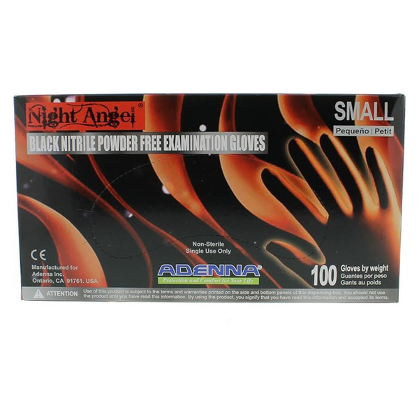 100-Pack Adenna NGL220 Night Angel Nitrile Powder Free Exam Gloves