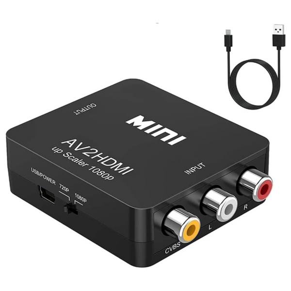 Ablewe 1080p Mini RCA To HDMI,AV To HDMI Converter