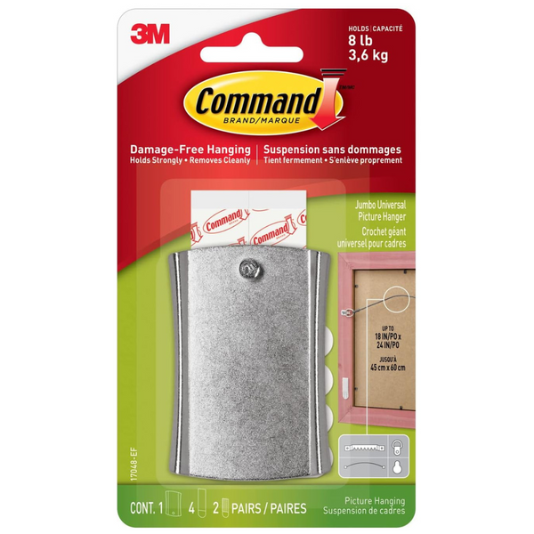 Command 17048-ES 3" Universal Picture Hanger