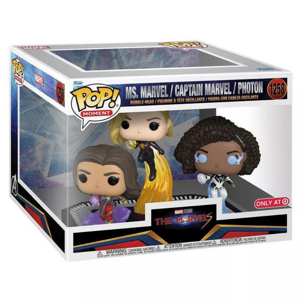 Funko POP! Moment: Ms. Marvel Captain Marvel Photon Figure Set