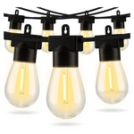 96-Feet Outdoor Dimmable LED String Lights With 32 Shatterproof Bulbs