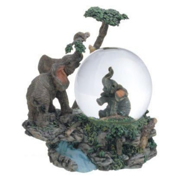 Snow Globe Collection Desk Figurine Decoration (Elephant)