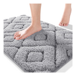 Extra Soft Fluffy Absorbent Non Slip Bathroom Rugs Mat (24"x17"