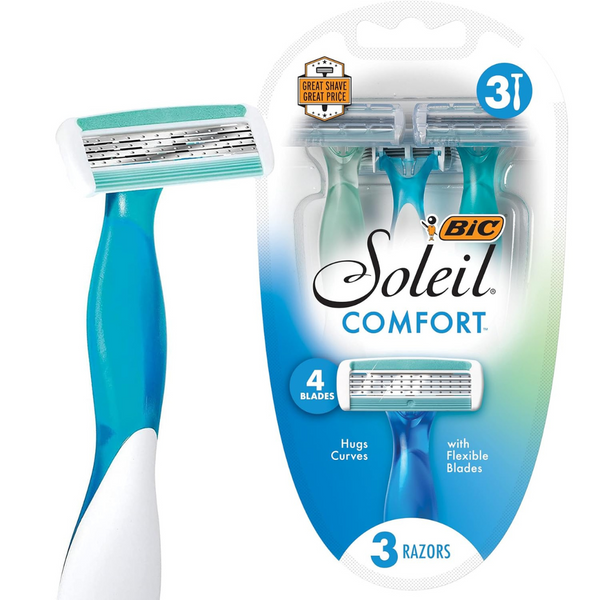 3-Piece BIC Soleil Bella Women's Disposable Razor