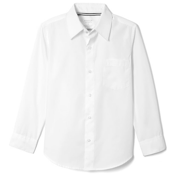 French Toast Boys' Expandable Collar Button Down Dress Shirt