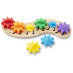 Melissa & Doug Rainbow Caterpillar Gear Toy