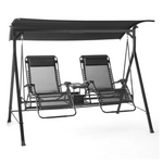 Mainstays 2-Person Zero-Gravity Steel Porch Swing (3 colors)