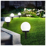 8-Pack INCX Waterproof LED Solar Globe Powered Garden Light