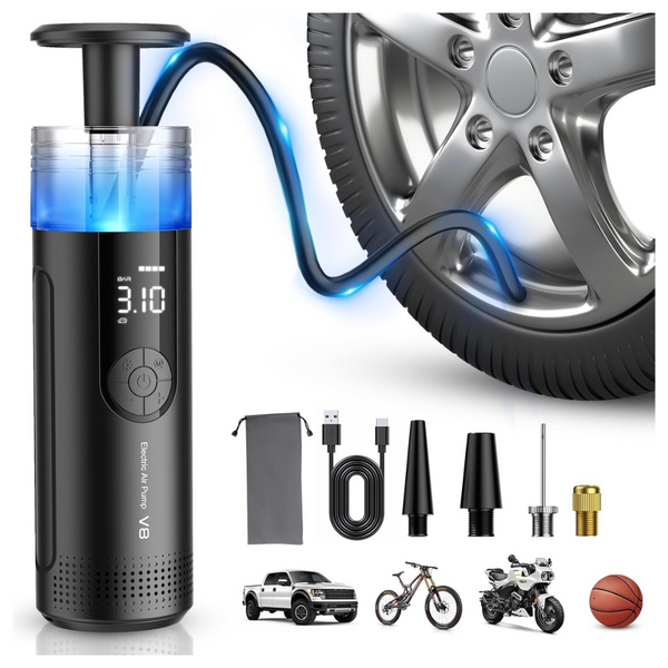 130PSI Cordless Tire Inflator Portable Air Compressor Pump