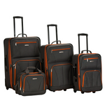 4-Piece Rockland Journey Luggage Set (14"/19"/24"/28")