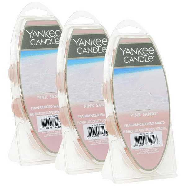 18-Count Yankee Candle 18" Pink Sands Wax Melts For Candle Making