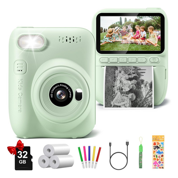 Gofunly 16MP FHD Kids Instant Print Camera