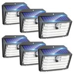 6-Pack Wireless 126 LED Motion Sensor Security Solar Lights With 3 Modes