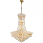 Yuyi 13-Light Gold Empire Crystal Luxury Chandelier Ceiling Light