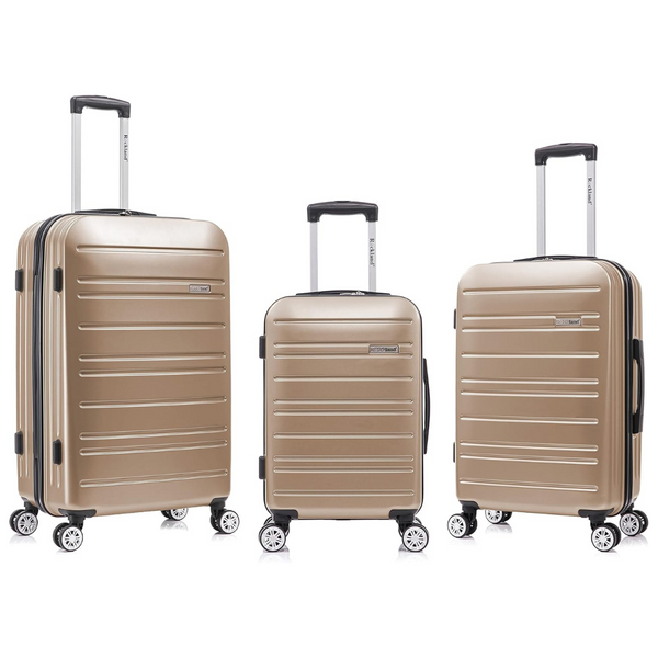 3-Piece Rockland Irvine Hardside Spinner Wheel Luggage (3 Colors)