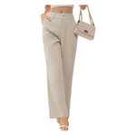 Cnlinkco Women's Wide Leg Dress Pants (3 Colors)