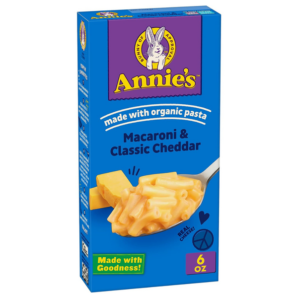 12-Pack Annie's Classic Cheddar Macaroni & Cheese With Organic Pasta