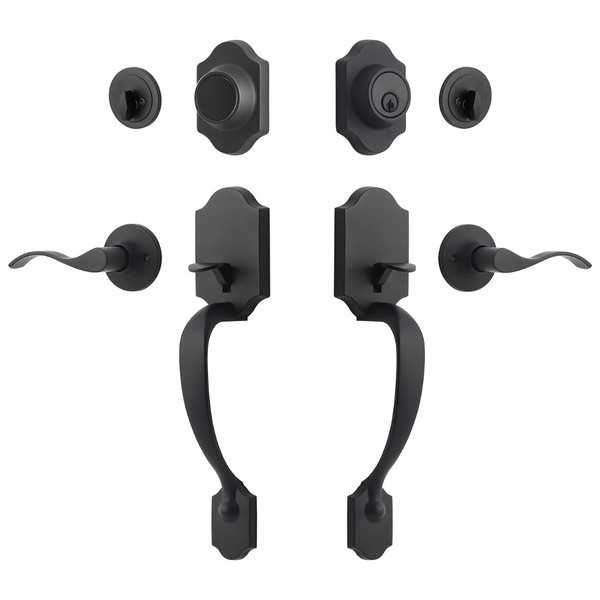 Natsukage Heavy Duty Double Front Door Handle Set