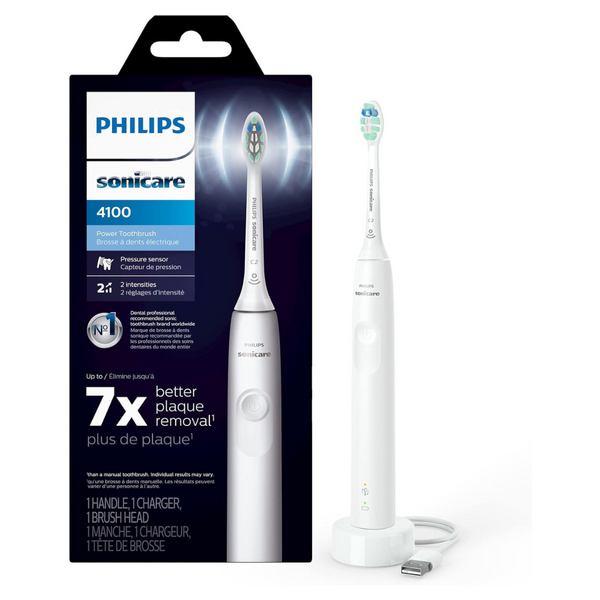 Philips Sonicare 4100 Electric Toothbrush W/ Pressure Sensor