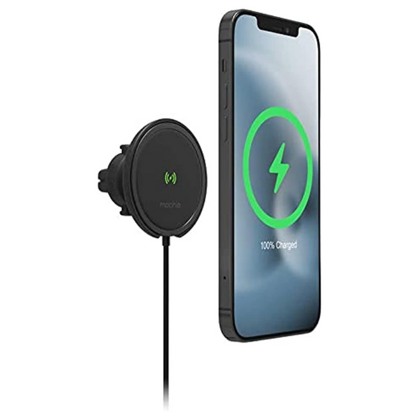 mophie Snap+ 15W Wireless Charging Car Vent Mount With MagSafe