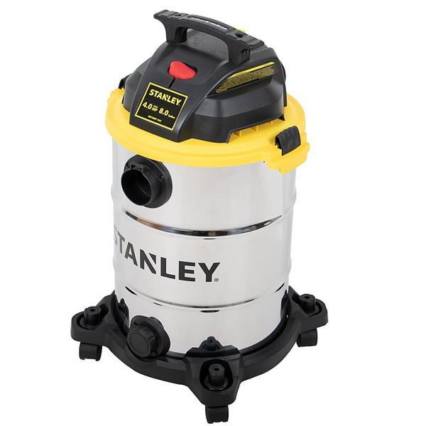 Stanley 8 Gallon Wet/Dry Stainless Vacuum