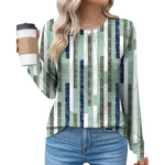 Women's Long Sleeve Bohemian Floral Shirts (Various)