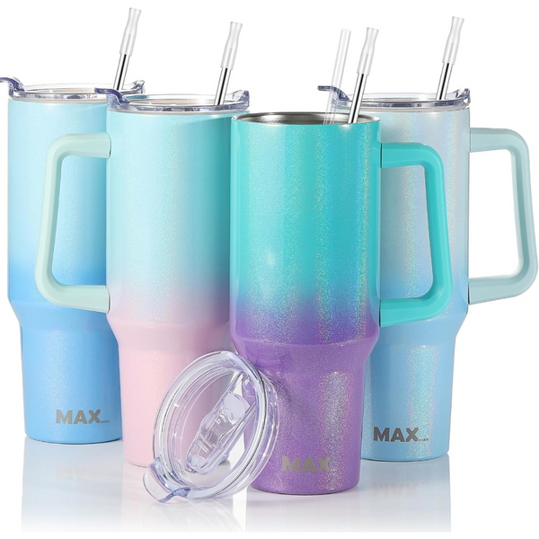 40 Oz Tumbler With Handle And Straw Lid