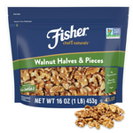 16-Oz Fisher Chef's Naturals Walnut Halves & Pieces