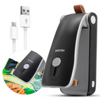 Portable 2-In-1 USB Rechargeable Heat Chip Mini Bag Sealer With Cutter