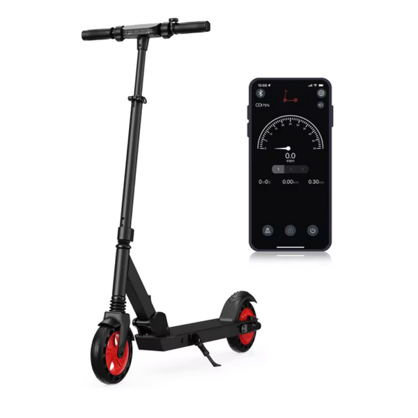 OBX Folding Electric 15.5MPH 350W Kick Scooter With App