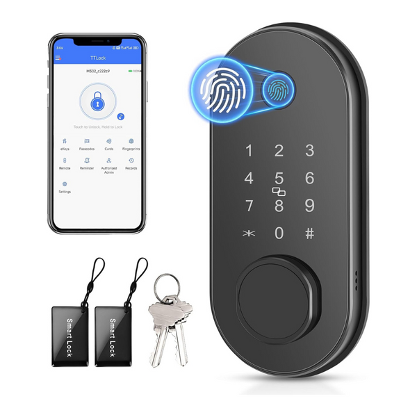 Smart Fingerprint Keyless Entry Door Lock With APP Control