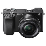 Sony a6100 24.2MP Mirrorless Digital Camera w/16-50mm Lens + Bag + 64GB Memory Card + Tripod