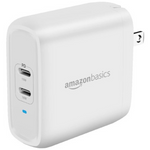 Amazon Basics 36w Two-Port USB-C Wall Charger With PD