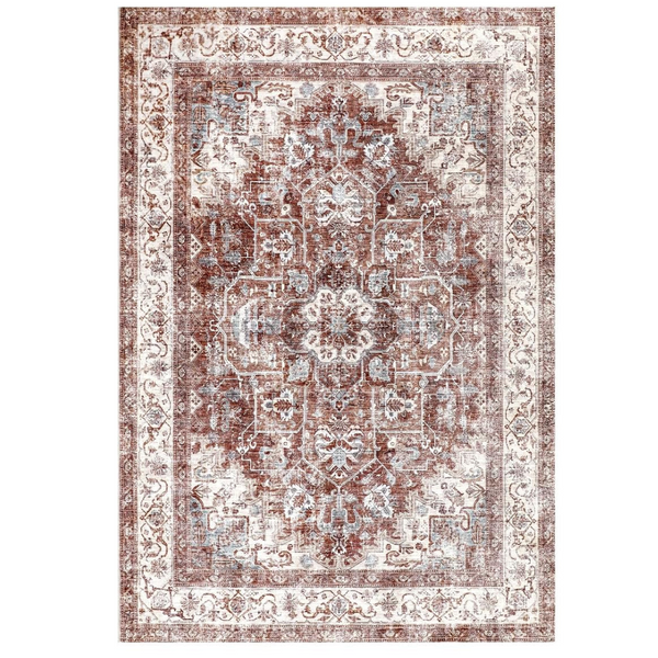 5x7 Soft Fluffy Washable Large Vintage Non Slip Carpet Rug