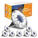 12 Pack 12 LED Bright Longevity Waterproof Solar Lights