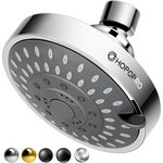 Hopopro 4" 5-Mode High Pressure Rain Shower Head
