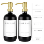 2-Pack Emerson Essentials Kitchen Soap Dispenser Set (16 Oz)