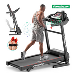 Famistar Electric Folding Treadmill With 3 Level Manual Incline