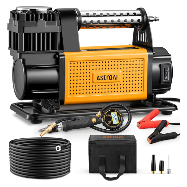 AstroAI 12 V Portable T6 Offroad Air Compressor With 7.06 CFM