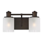 Generation Lighting Norwood 2-Light Burnt Sienna Vanity Light