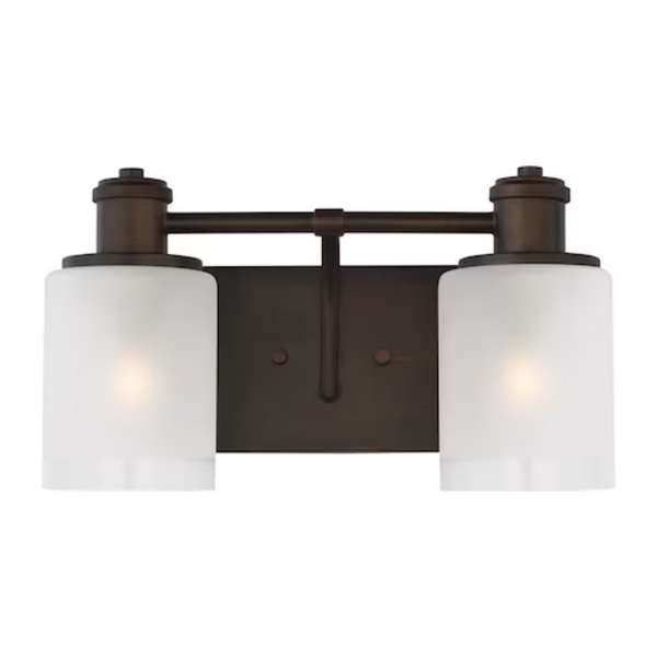 Generation Lighting Norwood 2-Light Burnt Sienna Vanity Light