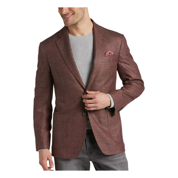 Joseph Abboud Men's Modern Fit Textured Sport Coat