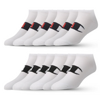 12-Pair Champion Boys & Girls Crew Low Cut No Show Ankle Quarter Socks
