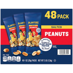 Planters Salted Peanuts, Snack Size Individual Packs (48 Pack)