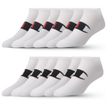 12 Pairs of Champion Crew Low Cut No Show Ankle Quarter Socks