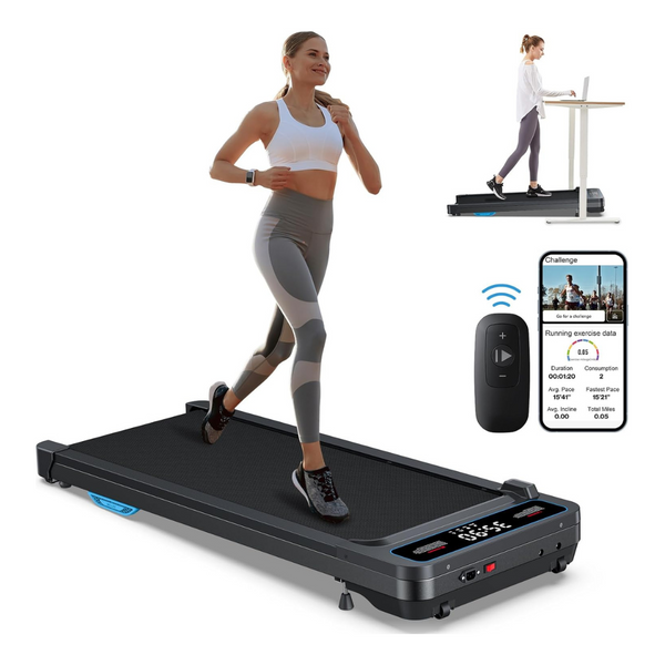 Wellfit 300 Lbs Capacity Voice Controlled Smart Standing Treadmill