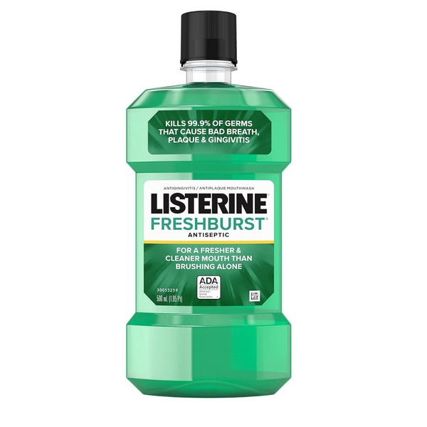Listerine 500 mL Freshburst Antiseptic Mouthwash For Bad Breath