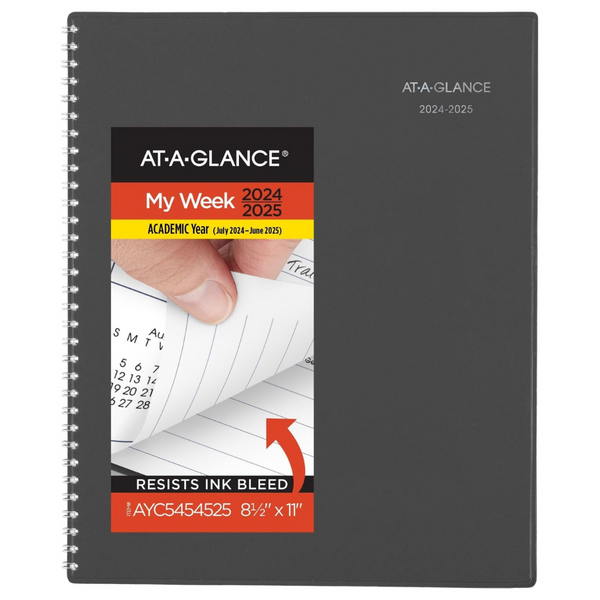 2024-2025 AT-A-GLANCE Planner Academic Weekly & Monthly Planner