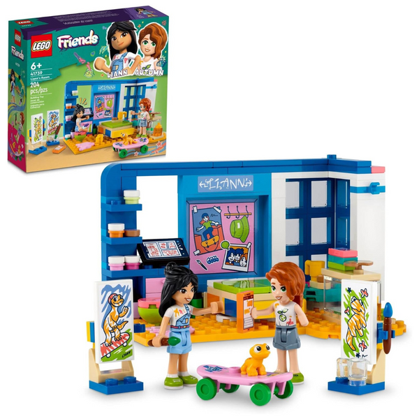 204-Piece LEGO Friends Liann's Room (41739)